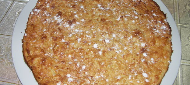 Детская запеканка с яблочком