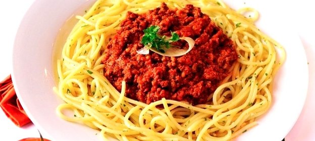 Спагетти с фаршем