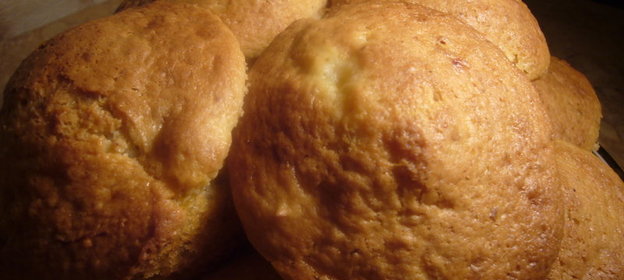 Маффины с апельсином и грецкими орехами