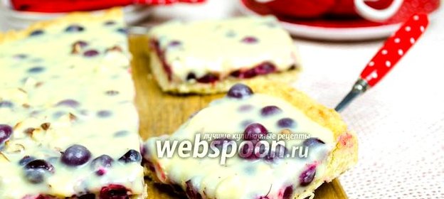 Клюквенный тарт с белым шоколадом