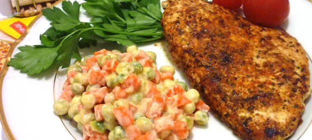 Яблочно-рисовая запеканка с творогом