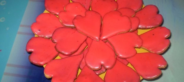 печенье Валентинки для любимых
