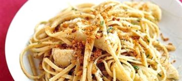 Паста с цветной капустой и шалфеем