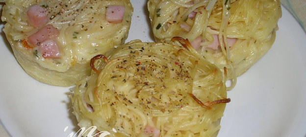 минизапеканки из вермишели