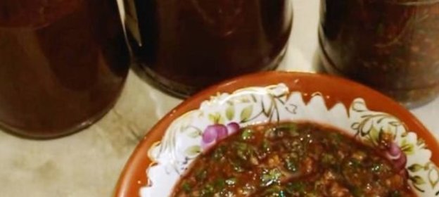 Соус ткемали из слив (на зиму)