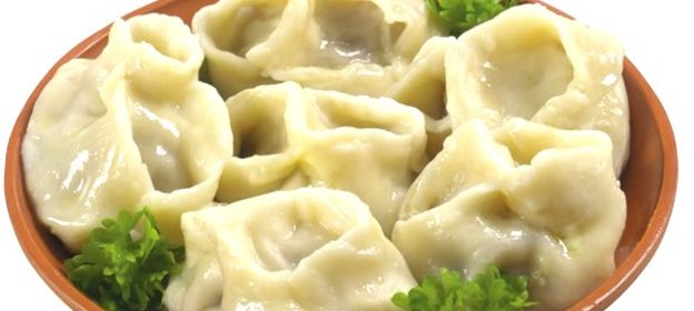 Манты с капустой и фаршем