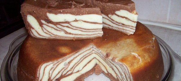 Запеканка творожная с шоколадом