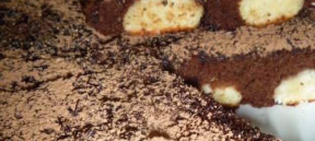 Шоколадный пирог с творожными шариками