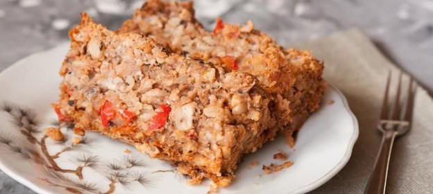 Фасолевая запеканка