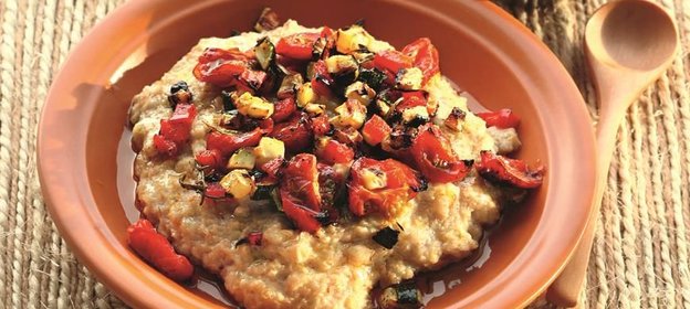 Овсяная каша с овощами