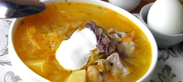 Кислые щи из квашеной капусты