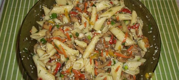 Макароны с кунжутом по Пекински