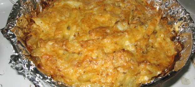 Запеканка с куринным фаршем