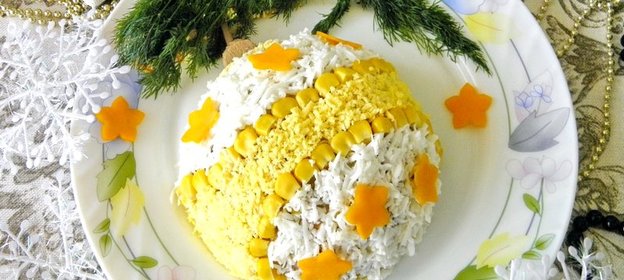 Салат Новогодний шар