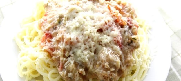 Паста с баклажанами