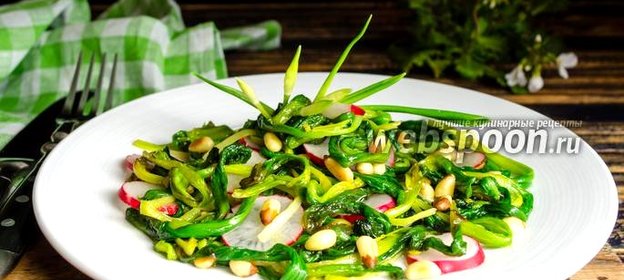 Жареная черемша