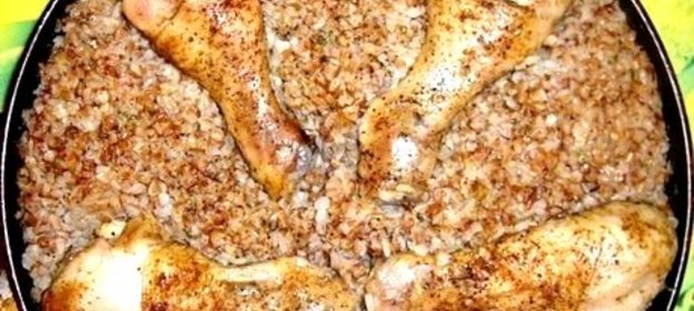 Гречка с голенью в мультиварке