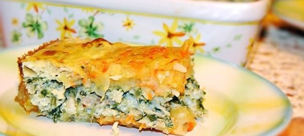 Запеканка из рыбы и картофеля