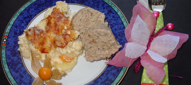 Овощная запеканка с соусом „Mornay