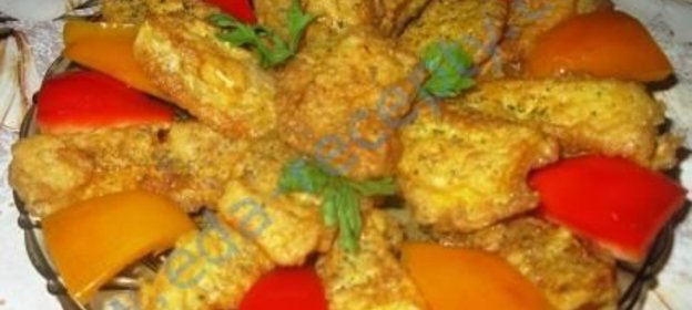 Тыква жареная в кляре на сковороде