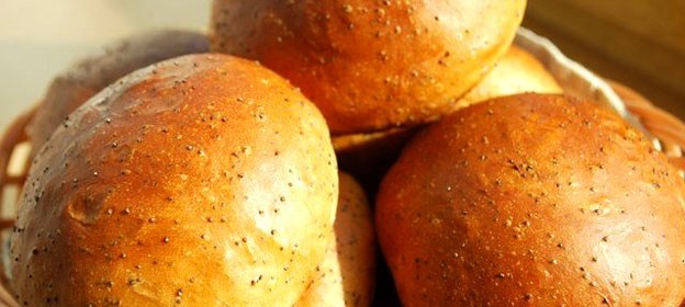 Маковые булочки из творожного теста