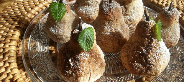 Печенье без муки Груши