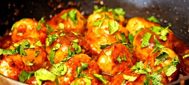 Тефтели с подливкой куриные