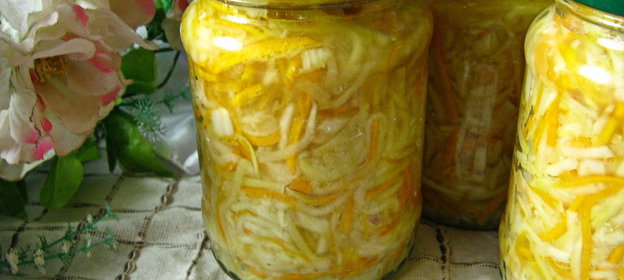 Салат из кабачков (мультиварка)