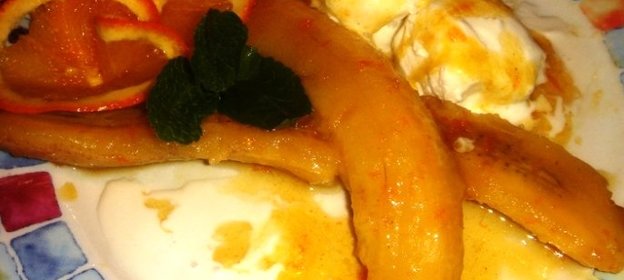 Банановое фламбе