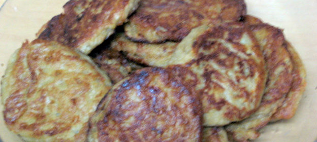 Оладьи из баклажанчиков с сыром