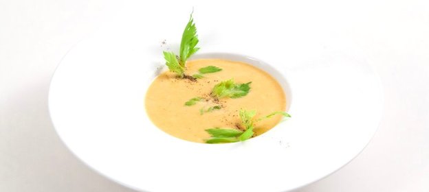 Суп из батата с кленовым сиропом