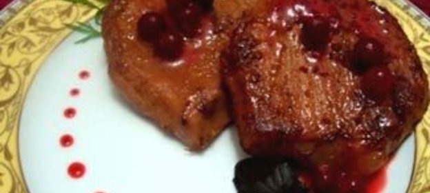 Свинина под клюквенным маринадом