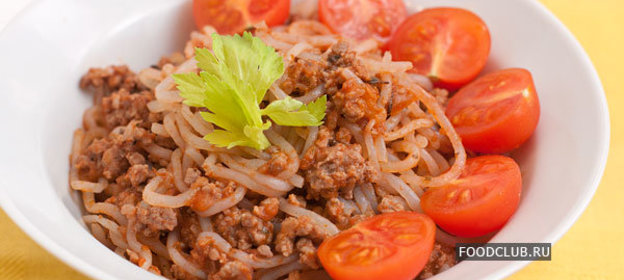 Ширатаки с мясным соусом