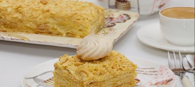 Сливочный торт Наполеон и безешный бонус