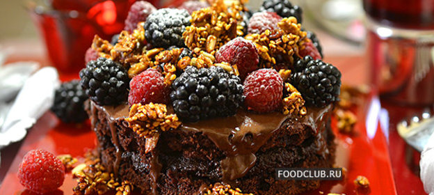 Шоколадное пирожное