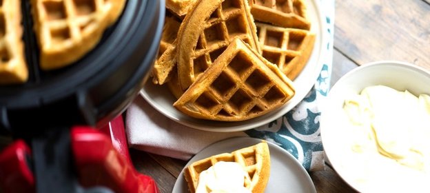 Вафли в вафельнице мягкие