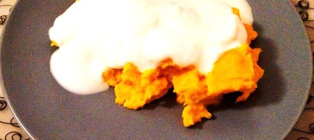 Тыквенная запеканка с йогуртом