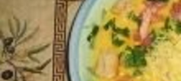 Макароны с ветчиной и пармезаном