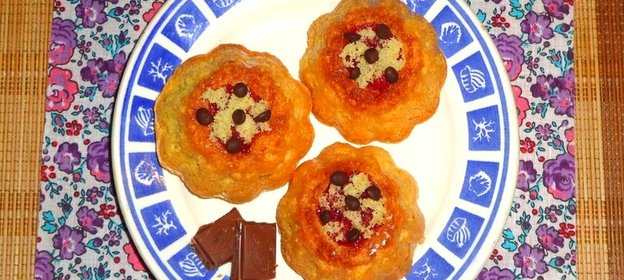 Кексы с ванилью и шоколадом