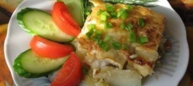 Запеканка с рыбой