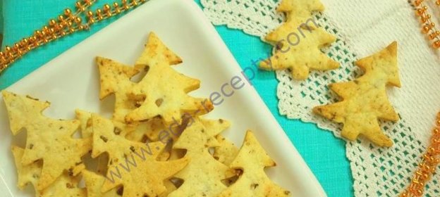 Печенье крекер соленый Елочки
