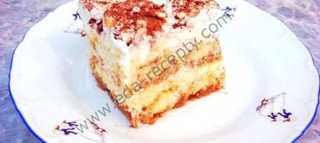 Домашний классический тирамису с маскарпоне