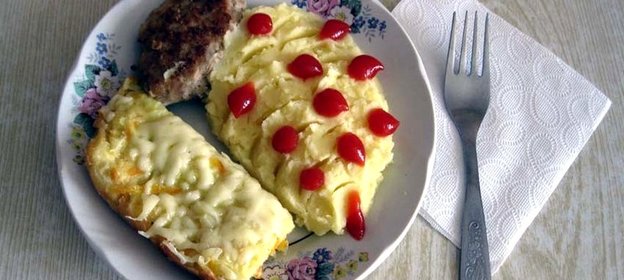 Запеканка из патиссонов