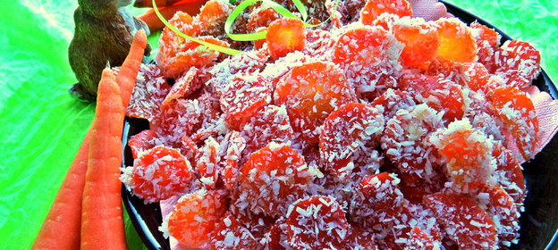 Морковные конфеты с кокосом