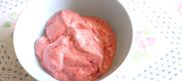 Клубнично-банановый сорбет