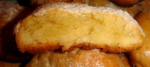 Творожное печенье с лимонным ароматом