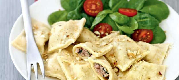 Маульташен, фаршированная паста