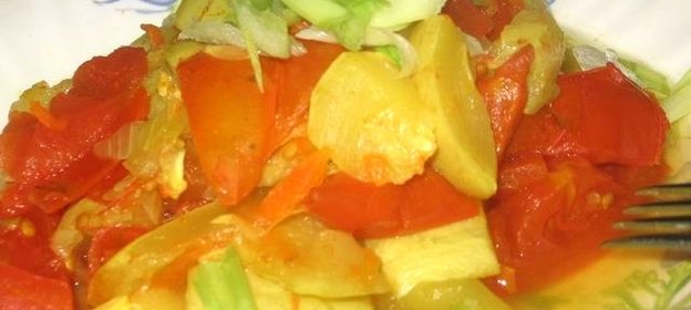 Тушеные овощи в мультиварке