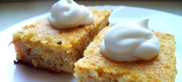 Сладкая рисовая запеканка