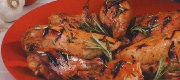 Курица, приготовленная на гриле